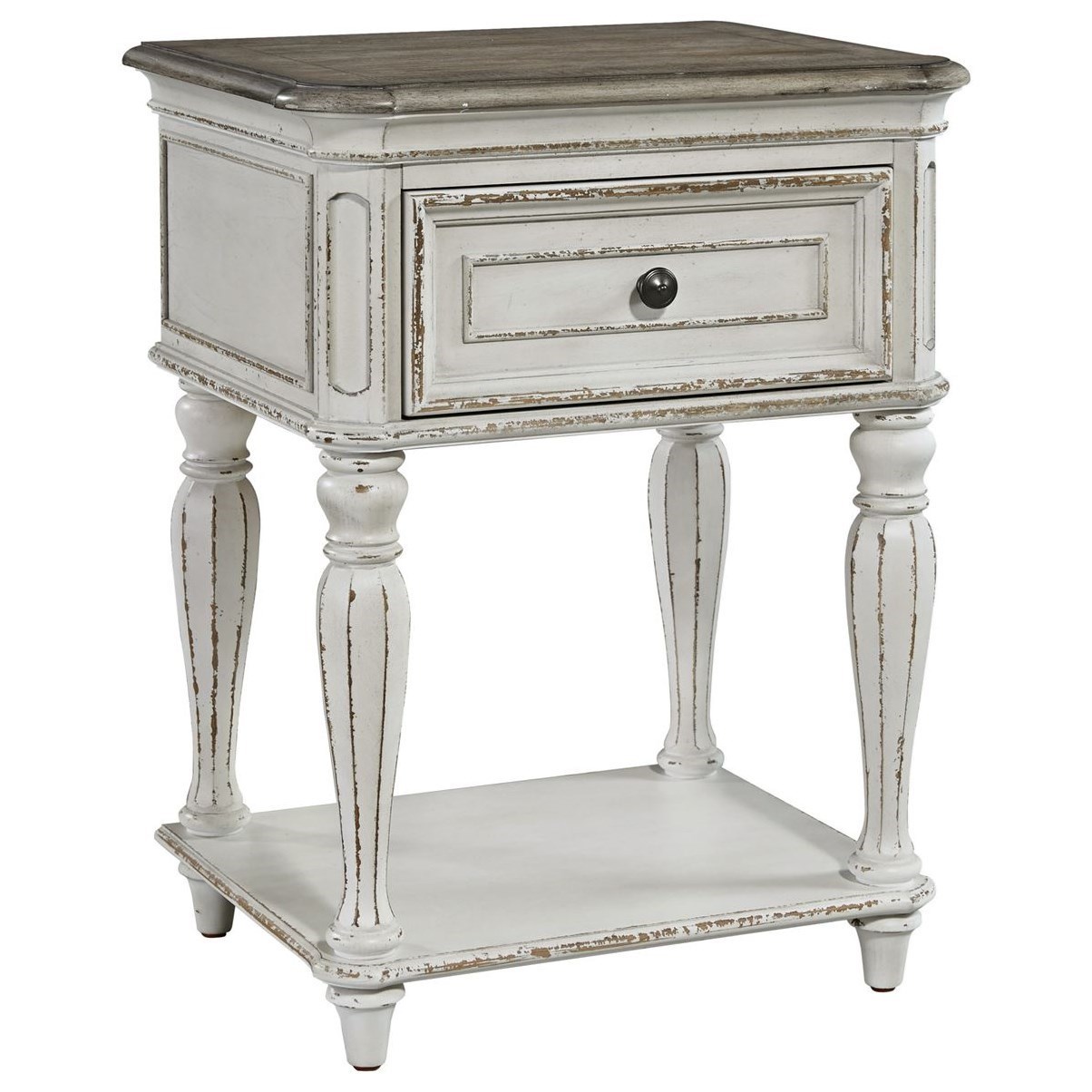Liberty Furniture Magnolia Manor 244BR63 One Drawer Nightstand with